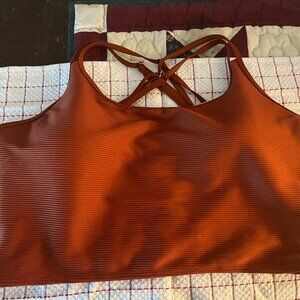 Livy and Kate Double-Strap Swim Top, 2XL